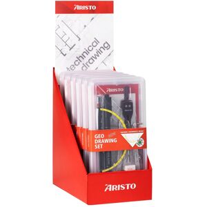 Aristo Kasse, Geo Drawing-Set Display, 6 x 80090 Drawing-Set, 6-teilig Aristo Kasse, Geo Drawing-Set Display, 6 x 80090 Drawing-Set, 6-teilig