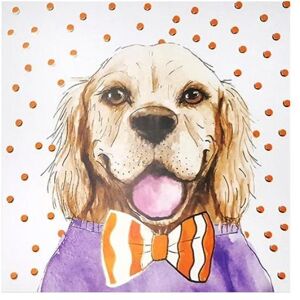 Henry Holt, Grusskarte + Briefpapier, KW Dog Orange Karte Henry Holt, Grusskarte + Briefpapier, KW Dog Orange Karte