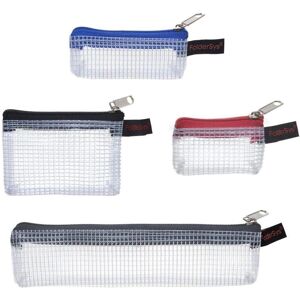 Foldersys, Verpackungsmaterial, 4 Reissverschlussbeutel je 1 x 170 x 40 mm grau, 80 x 55 mm schwarz, 80 x 30 mm blau, 55 x (1 Stk.) Foldersys, Verpackungsmaterial, 4 Reissverschlussbeutel je 1 x 170 x 40 mm grau, 80 x 55 mm schwarz, 80 x 30 mm blau, 55 x (1 Stk.)