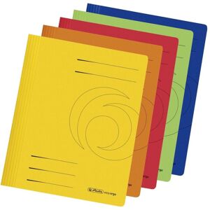 Herlitz, Mappe, Schnellhefter easyorga, DIN A4, Manilakarton, farbig 240 g-qm, gebrauchsfertig gefaltet, Metelldeckl (A4, 1x) Herlitz, Mappe, Schnellhefter easyorga, DIN A4, Manilakarton, farbig 240 g-qm, gebrauchsfertig gefaltet, Metelldeckl (A4, 1x)