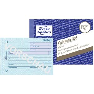 Avery Formular, Quittung Formular (50x) Avery Formular, Quittung Formular (50x)