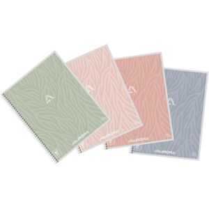 Aurora, Heft + Block, Spiralheft (A5, Liniert, Weicher Einband) Aurora, Heft + Block, Spiralheft (A5, Liniert, Weicher Einband)