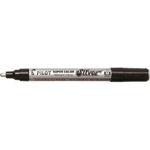 Pilot, Marker, Permanent-Marker SUPER COLOR Silver, medium, silber (1x) Pilot, Marker, Permanent-Marker SUPER COLOR Silver, medium, silber (1x)