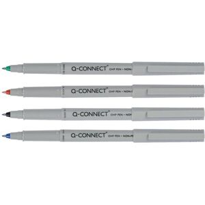 Q-Connect, Marker, Faserschreiber, non-permanent sortiert (4x) Q-Connect, Marker, Faserschreiber, non-permanent sortiert (4x)