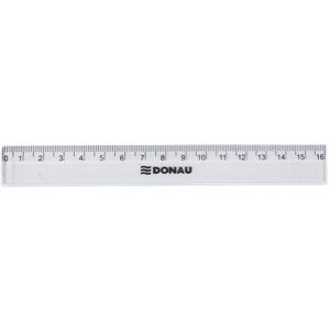 Donau, Lineal, Lineal 16cm, hängetasche, klar (16 cm, Kunststoff) Donau, Lineal, Lineal 16cm, hängetasche, klar (16 cm, Kunststoff)