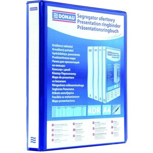 Donau, Mappe, Display-ringbuch, pp, a4/4rd/50, blau Donau, Mappe, Display-ringbuch, pp, a4/4rd/50, blau