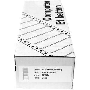Kores, Etiketten, Computer-Etiketten, endlos, 89,0 x 36,0 mm, 1-bahnig Inhalt: 4.000 Etiketten Kores, Etiketten, Computer-Etiketten, endlos, 89,0 x 36,0 mm, 1-bahnig Inhalt: 4.000 Etiketten