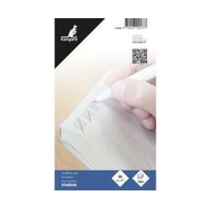 Kangaro, Haftnotiz, Notizblock, 67,5 x 110 mm, blanko, 100 Blatt 50 g/qm Papier, mit Deckblatt und stabiler Rückseite (110 x 67.50 mm) Kangaro, Haftnotiz, Notizblock, 67,5 x 110 mm, blanko, 100 Blatt 50 g/qm Papier, mit Deckblatt und stabiler Rückseite (110 x 67.50 mm)