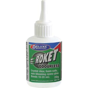 Deluxe Materials, Klebstoff, Roket Odourless CA 20g (Styropor) (20 g, 1100 ml) Deluxe Materials, Klebstoff, Roket Odourless CA 20g (Styropor) (20 g, 1100 ml)