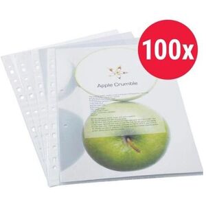 Rapesco Mappe, 100 Prospekthüllen DIN A4 transparent genarbt 0,06 mm (A4, 100x) Rapesco Mappe, 100 Prospekthüllen DIN A4 transparent genarbt 0,06 mm (A4, 100x)