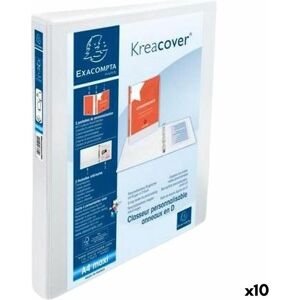 Exacompta, Ordner, 51842E, A4, Weiss, 3 cm, 4,9 cm, 275 mm, 320 mm (A4+, 47 mm, 10 Stk.) Exacompta, Ordner, 51842E, A4, Weiss, 3 cm, 4,9 cm, 275 mm, 320 mm (A4+, 47 mm, 10 Stk.)