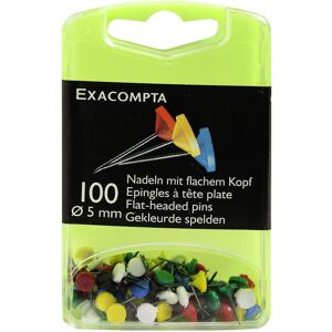 Exacompta, Büroklammer, Flachkopfnadeln (100x) Exacompta, Büroklammer, Flachkopfnadeln (100x)