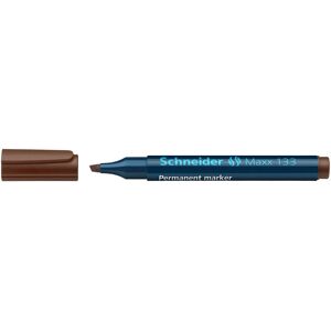 Schneider, Marker, Permanentmarker Maxx 133, 1+4 mm, braun (1x) Schneider, Marker, Permanentmarker Maxx 133, 1+4 mm, braun (1x)