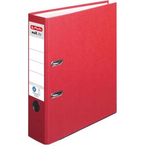 Herlitz, Ordner, Ordner maX.file nature plus, Rückenbr.: 80 mm, rot DIN A4, Spezialpapierbezug, Kantenschutz, aufgekl (A4, 80 mm, 1 Stk.) Herlitz, Ordner, Ordner maX.file nature plus, Rückenbr.: 80 mm, rot DIN A4, Spezialpapierbezug, Kantenschutz, aufgekl (A4, 80 mm, 1 Stk.)