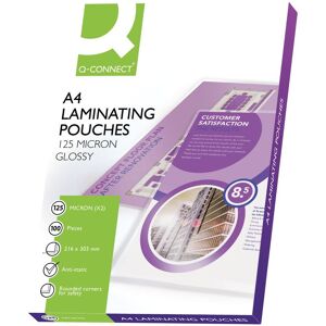 Q-Connect, Laminierfolie, Laminierfolien glänzend (A4, 100 Stk., 125 µm) Q-Connect, Laminierfolie, Laminierfolien glänzend (A4, 100 Stk., 125 µm)