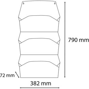 Exacompta, Prospektständer, Set mit 3 Wandprospekthaltern, horizontal, 1 Fach, je 72x382x289 mm, Crystal (A4) Exacompta, Prospektständer, Set mit 3 Wandprospekthaltern, horizontal, 1 Fach, je 72x382x289 mm, Crystal (A4)