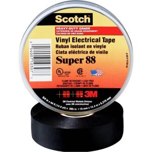 Klebeband, SUPER88-25X33 Isolierband Scotch Schwarz (L x B) 33m x 25mm 1St. (25 mm) Klebeband, SUPER88-25X33 Isolierband Scotch Schwarz (L x B) 33m x 25mm 1St. (25 mm)