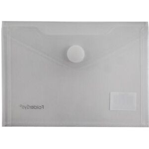 Foldersys, Mappe, Doppel-Sichttasche A6 2 Fächer Klappe transparent klar (A6, 1x) Foldersys, Mappe, Doppel-Sichttasche A6 2 Fächer Klappe transparent klar (A6, 1x)