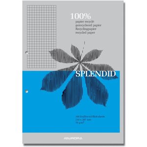 Aurora, Heft + Block, Notizblock Splendid Geleimt DIN A4 Kariert Papier Farbig sortiert D102RQ5 (A4, Kariert) Aurora, Heft + Block, Notizblock Splendid Geleimt DIN A4 Kariert Papier Farbig sortiert D102RQ5 (A4, Kariert)