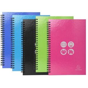 Exacompta, Heft + Block, Adressbuch 18729E Papier, Pappkarton Farbig sortiert (A5, Harter Einband) Exacompta, Heft + Block, Adressbuch 18729E Papier, Pappkarton Farbig sortiert (A5, Harter Einband)