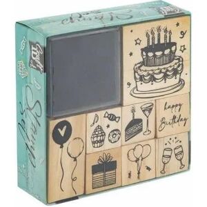small foot, Stempel, Stempelsaet 8 stempler + stempelpude small foot, Stempel, Stempelsaet 8 stempler + stempelpude