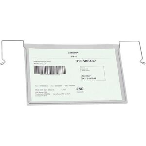 Eichner, Lieferscheintasche, Dokumententasche B330xH245 mm DIN A4 quer mit flexiblem Drahtbügel (A4, Quer, 10 Stk.) Eichner, Lieferscheintasche, Dokumententasche B330xH245 mm DIN A4 quer mit flexiblem Drahtbügel (A4, Quer, 10 Stk.)