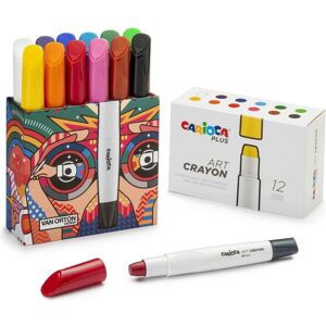 Carioca, Malstifte, Plus - Art crayons water-soluble, 12 pcs (809313) (12x) Carioca, Malstifte, Plus - Art crayons water-soluble, 12 pcs (809313) (12x)