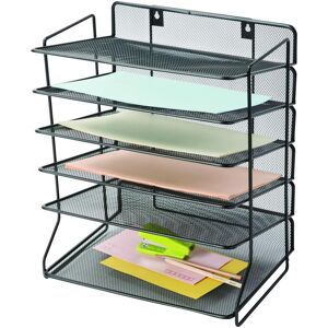 Q-Connect, Dokumentenablage, Sorter für Office Set, Metall, 6 Einlegeböden, schwarz (A4) Q-Connect, Dokumentenablage, Sorter für Office Set, Metall, 6 Einlegeböden, schwarz (A4)