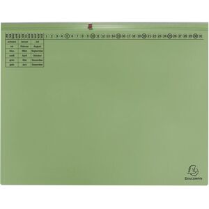 Exacompta, Mappe, 25 Hängehefter Exaflex Karton grün 1 x kaufmännische Heftung (A4, 25x) Exacompta, Mappe, 25 Hängehefter Exaflex Karton grün 1 x kaufmännische Heftung (A4, 25x)