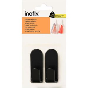 Inofix, Klebehaken + Klebenagel, Türhänger taga Schwarz 1,5 Kg Klebstoff (2 Stück) Inofix, Klebehaken + Klebenagel, Türhänger taga Schwarz 1,5 Kg Klebstoff (2 Stück)