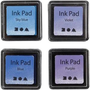 Creativ Company, Stempel, Stempelkissen Ink Pad Blau, Lila Creativ Company, Stempel, Stempelkissen Ink Pad Blau, Lila