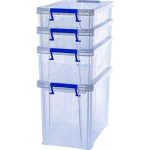 Fellowes Aufbewahrungsbox, Aufbewahrungsbox ProStore Bonus Set 5, 4er-Set transparent klar, aus stoßfestem, recycelbarem PP, mi (32 cm, 18.50 l, 4x) Fellowes Aufbewahrungsbox, Aufbewahrungsbox ProStore Bonus Set 5, 4er-Set transparent klar, aus stoßfestem, recycelbarem PP, mi (32 cm, 18.50 l, 4x)
