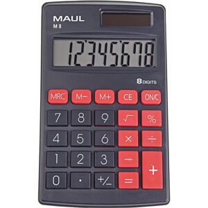 Maul, Taschenrechner, Taschenrechner M8 Schwarz (Solarenergie) Maul, Taschenrechner, Taschenrechner M8 Schwarz (Solarenergie)