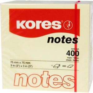 Kores, Haftnotiz, Notizzettel Würfel 7.5 x 7.5 cm, Gelb (75 x 75 mm) Kores, Haftnotiz, Notizzettel Würfel 7.5 x 7.5 cm, Gelb (75 x 75 mm)