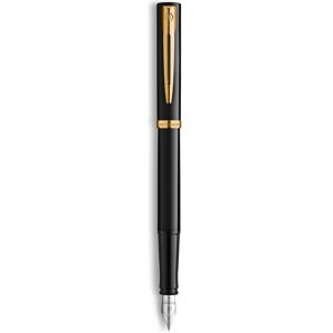 Waterman, Schreibstifte, Füllfederhalter IMPRESSION schwarzer Lack GT F Blau Geschenkbox (1x) Waterman, Schreibstifte, Füllfederhalter IMPRESSION schwarzer Lack GT F Blau Geschenkbox (1x)
