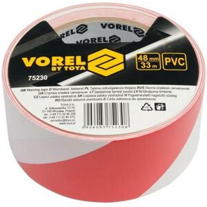 Toya, Klebeband, Warnband ROT WEISS 48 mm x 33 m (48 mm) Toya, Klebeband, Warnband ROT WEISS 48 mm x 33 m (48 mm)