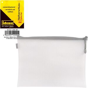 Idena, Mappe, Reissverschlusstasche A4 Mesh weiss (A4, 1x) Idena, Mappe, Reissverschlusstasche A4 Mesh weiss (A4, 1x)