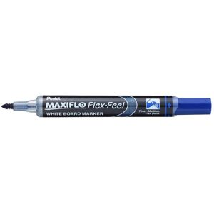 Pentel, Marker, MAXIFLO Flex-Feel Whiteboard-Marker blau 2,0 - 5,0 mm (12x) Pentel, Marker, MAXIFLO Flex-Feel Whiteboard-Marker blau 2,0 - 5,0 mm (12x)
