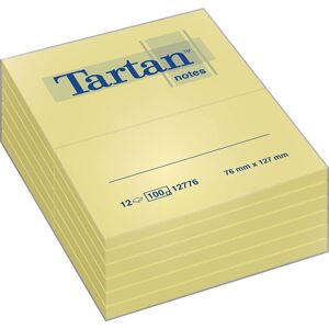 Tartan, Haftnotiz, Haftnotiz Notes, 127 x 76 mm, 63 g/qm, gelb, 100 Blatt (127 x 76 mm) Tartan, Haftnotiz, Haftnotiz Notes, 127 x 76 mm, 63 g/qm, gelb, 100 Blatt (127 x 76 mm)