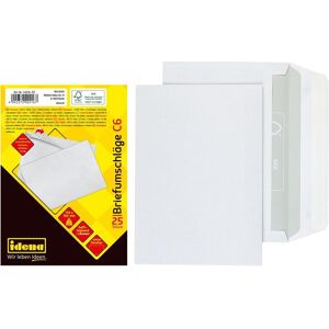Idena, Briefumschlag, BU C6 weiss 75g 25er hk o.F. FSC-Mix (C6, 25x) Idena, Briefumschlag, BU C6 weiss 75g 25er hk o.F. FSC-Mix (C6, 25x)