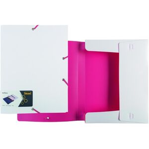 Idena, Mappe, Heftbox PP A4 weiss/pink Gummizug farbig (A4, 1x) Idena, Mappe, Heftbox PP A4 weiss/pink Gummizug farbig (A4, 1x)
