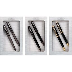 Cresco, Schreibstifte, Füllfederhalter + Symphony-Stift in Geschenkbox (2x) Cresco, Schreibstifte, Füllfederhalter + Symphony-Stift in Geschenkbox (2x)