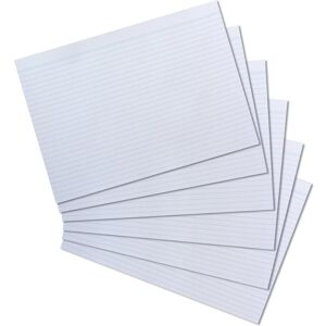 Herlitz, Karteikarten, Karteikarten, DIN A4, liniert, weiss aus Papier, 170 g-qm, holzfrei, Linienfarbe: blau, doppelte (A4, 100x, 170 g/m²) Herlitz, Karteikarten, Karteikarten, DIN A4, liniert, weiss aus Papier, 170 g-qm, holzfrei, Linienfarbe: blau, doppelte (A4, 100x, 170 g/m²)
