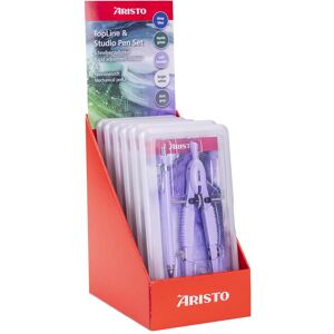 Aristo TopLine Zirkel+Studio-Pen Display 6 2x55808, 1x 55809,55810,55800,55801, Zirkel, Rot Aristo TopLine Zirkel+Studio-Pen Display 6 2x55808, 1x 55809,55810,55800,55801, Zirkel, Rot