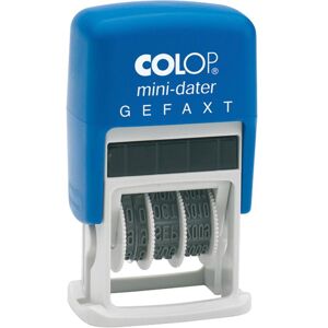 Colop, Stempel, Datumsstempel selbstfärbend mini-dater 160/L Abmessung der Stempelfläche: 24 x 11 mm Schreibfarbe... Colop, Stempel, Datumsstempel selbstfärbend mini-dater 160/L Abmessung der Stempelfläche: 24 x 11 mm Schreibfarbe...