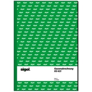 Sigel, Formular, Kassenabrechnung Formular Papierformat: DIN A4 selbstdurchschreibend: Nein (50x) Sigel, Formular, Kassenabrechnung Formular Papierformat: DIN A4 selbstdurchschreibend: Nein (50x)