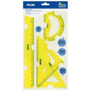 Milan, Lineal, Satz Lineale Flex, gelb (30 cm, Kunststoff) Milan, Lineal, Satz Lineale Flex, gelb (30 cm, Kunststoff)