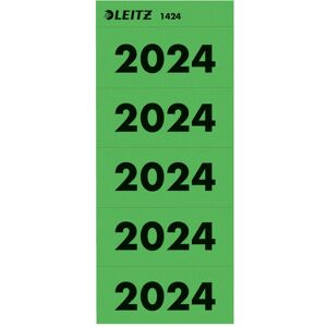 Leitz, Ordner Zubehör, Inhaltsschild 2024, selbstklebend, 100 Stück, grün Leitz, Ordner Zubehör, Inhaltsschild 2024, selbstklebend, 100 Stück, grün