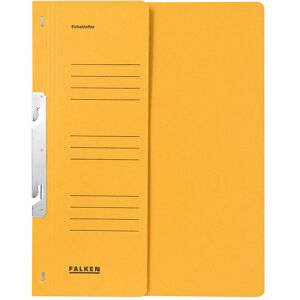 Falken, Mappe, Einhakhefter A4 1/2 Vorderdeckel beh. gelb, Manilakarton, 250 g/qm (A4, 50x) Falken, Mappe, Einhakhefter A4 1/2 Vorderdeckel beh. gelb, Manilakarton, 250 g/qm (A4, 50x)