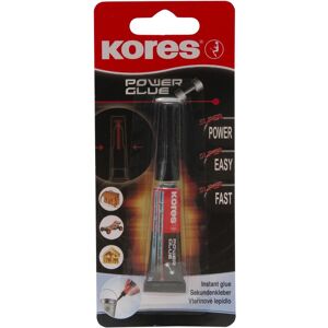 Kores, Klebstoff, Sekundenkleber ”Power Glue” (3 g, 1 ml) Kores, Klebstoff, Sekundenkleber ”Power Glue” (3 g, 1 ml)